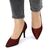Pantofi de dama, stiletto, decorati cu glitter H7-WINE​, Culoare (12): Visiniu, Marime (12): 36 - 4- Roveli