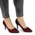 Pantofi de dama, stiletto, decorati cu glitter H7-WINE​, Culoare (12): Visiniu, Marime (12): 36 - 5- Roveli