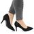 ​Pantofi de dama, stiletto, decorati cu glitter H7-BLACK, Culoare (12): Negru, Marime (12): 37 - 3- Roveli