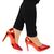 Pantofi de dama, rosii, stiletto cu toc inalt si subtire 3218-RED, Culoare (12): Rosu, Marime (12): 36* - 3- Roveli