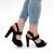 Sandale de dama, elegante, cu platforma si toc inalt 308-103-BLACK, Culoare (12): Negru, Marime (12): 36 - 3- Roveli