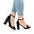 ​Sandale de dama elegante din lac,cu platforma si tocul inalt si gros YX-3-BLACK, Culoare (12): Negru, Marime (12): 36 - 3- Roveli