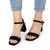 ​Sandale elegante de dama,din catifea, cu tocul mediu si patrat 980-26-BLACK, Culoare (12): Negru, Marime (12): 38 - 2- Roveli
