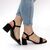 ​Sandale elegante de dama,din catifea, cu tocul mediu si patrat 980-26-BLACK, Culoare (12): Negru, Marime (12): 37 - 3- Roveli