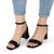 Sandale elegante de dama cu toc mediu si gros 980-16-BLACK, Culoare (12): Negru, Marime (12): 36 - 2- Roveli