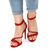 Sandale de dama elegante, cu barete subtiri, toc inalt si subtire YH10-80-RED, Culoare (12): Rosu, Marime (12): 38 - 2- Roveli