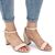 Sandale elegante de dama cu toc mic si gros 980-13-BEIGE, Culoare (12): Bej, Marime (12): 38** - 4- Roveli