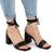 ​Sandale de dama, elegante, cu snururi si toc mediu, gros si patrat NN30-5-BLACK, Culoare (12): Negru, Marime (12): 38 - 4- Roveli