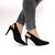 Pantofi eleganti de dama cu elastic la spate si toc inalt si subtire JL-21-BLACK, Culoare (12): Negru, Marime (12): 37 - 5- Roveli