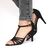 Sandale elegante de dama cu bareta pe picior si bretele subtiri  MS-15-BLACK, Culoare (12): Negru, Marime (12): 36 - 3- Roveli