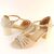 Sandale de dama cu barete subtiri si toc mediu gros 519-A5-BEIGE, Culoare (12): Bej, Marime (12): 36 - 4- Roveli