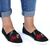 Espadrile de dama, din denim, brodate, cu banda elastica P208-1-BLACK, Culoare (12): Multicolor, Marime (12): 39 - 5- Roveli