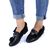 Mocasini de dama cu accesoriu metalic HY-6613-BLACK, Culoare (12): Negru, Marime (12): 37 - 2- Roveli