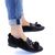 Mocasini de dama cu accesoriu metalic HY-6613-BLACK, Culoare (12): Negru, Marime (12): 40 - 3- Roveli