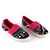 Espadrile de copii, cu imprimeu geometric colorat F-216-FUXIA, Culoare (12): Fucsia, Marime (12): 29 - 3- Roveli