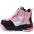 Ghetute de copii, imblanite, potrivite stilului sport B55-PINK, Culoare (12): Negru, Roz, Marime (12): 27 - 5- Roveli