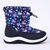 Cizme de copii, imblanite, cu modele geometrice 528-3-BLUE/PINK, Culoare (12): Albastru, Roz, Marime (12): 35 - 2- Roveli