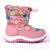 Cizme de copii, imblanite, cu modele geometrice 528-3-PINK, Culoare (12): Roz, Multicolor, Marime (12): 33 - 2- Roveli