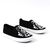 Espadrile de copii accesorizate,  comode si usoare D001-2-BLACK/SILVER, Culoare (12): Argintiu, Alb, Negru, Marime (12): 35 - 4- Roveli