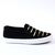 Espadrile de copii accesorizate,  comode si usoare D002-1-BLACK/GOLD, Culoare (12): Alb, Negru + Gold, Marime (12): 31 - 3- Roveli