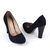 ​Pantofi de dama eleganti, cu varf rotunjit si toc inalt, lacuit SH330-BLUE, Culoare (12): Bleumarin, Marime (12): 35* - 2- Roveli