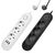 Prelungitor 2 metri, 3 prize, 3 x slot USB, 2500W, doua culori - - Roveli