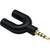 Adaptor portabil casti QJC143, mufa jack, 3.5mm, forma U - 5- Roveli