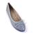 ​Balerini dama cu fundita cu reflexii stralucitoare GRS-1921-SILVER-BLUE, Culoare (12): Bleu, Marime (12): 37 - - Roveli