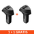 Incarcator auto, 3USB, 4.2A, DC12/24V, negru, 1+1 gratis - - Roveli