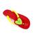 ​Papuci de dama, flip -flop din cauciuc 2137-HEART-RED, Culoare (12): Rosu, Marime (12): 37 - - Roveli