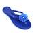 ​Papuci de dama, flip-flops din cauciuc 2135-DK. BLUE, Culoare (12): Albastru, Marime (12): 40 - - Roveli