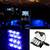 Set 4 x lumini ambientale auto LED, interior, TY780, 1+1 gratis - 2- Roveli