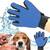 Manusa pentru periat animale de companie, True Touch - 4- Roveli