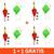 Set 2 monturi cu cosulet pentru novac, 4 carlige, 1+1 gratis - - Roveli