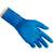 Manusi din Nitril nepudrate Extra-Long Blue Full Grip REFLEXX N65 Plus 29cm, Marime (288): M - - Roveli