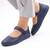 Pantofi usori si comozi , din piele naturala , cu talpa groasa 3199-BLEUMARIN, Culoare (12): Bleumarin, Marime (12): 39** - - Roveli