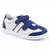 Pantofi sport , pentru copii , din piele naturala , cu talpa cusuta 3229-BLEUMARIN/ALB, Culoare (12): Bleumarin, Marime (12): 32 - - Roveli