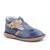 ​Pantofi comozi , pentru copii , decupati , din piele naturala 3208-BLEU2, Culoare (12): Bleu, Marime (12): 27 - - Roveli