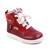 Ghete inalte pentru copii , PRIMII PASI ,  din piele naturala 3144-ROSU/ROSU, Culoare (12): Alb, Rosu, Marime (12): 20 - - Roveli