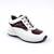 Pantofi sport pentru copii , din piele naturala 1594-ALB/BORDO, Culoare (12): Bordo, Marime (12): 27 - - Roveli