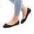 ​Balerini  de dama , cu fundita , cu reflexii stralucitoare HR21602-BLACK, Culoare (12): Negru, Marime (12): 39 - - Roveli
