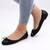 Balerini  de dama , cu fundita , cu reflexii stralucitoare HR21601-BLACK, Culoare (12): Negru, Marime (12): 38 - - Roveli