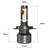Set 2 becuri auto LED V68 H4, 180W/set, 16000lm, 12V, canbus - 4- Roveli