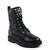 ​Bocanci imblaniti de dama , cu aplicatii metalice , decorative YMLO67-1-BLACK, Culoare (12): Negru, Marime (12): 38 - - Roveli