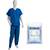 Costum unica folosinta Albastru- Pijama, Marime (217): (M) - - Roveli