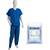 Costum unica folosinta Albastru- Pijama, Marime (217): XL - - Roveli