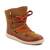 ​Ghete imblanite de dama , din piele naturala , cu sireturi  4043-COGNAC, Culoare (12): Camel, Marime (12): 36 - - Roveli