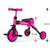 Tricicleta pliabila, transformabila in Bicicleta fara pedale, Grande Pink - 3- Roveli