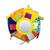 Jucarie din plus pentru agatat, Minge senzoriala cu clopotel, Funny Ball - 3- Roveli