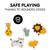 Puzzle din lemn certificat FSC, Hauck, Safari - 7- Roveli